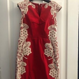 Paper Dolls red cocktail dress